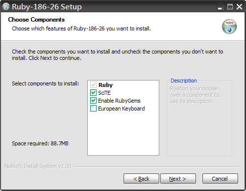 Install ROR on Windows 1