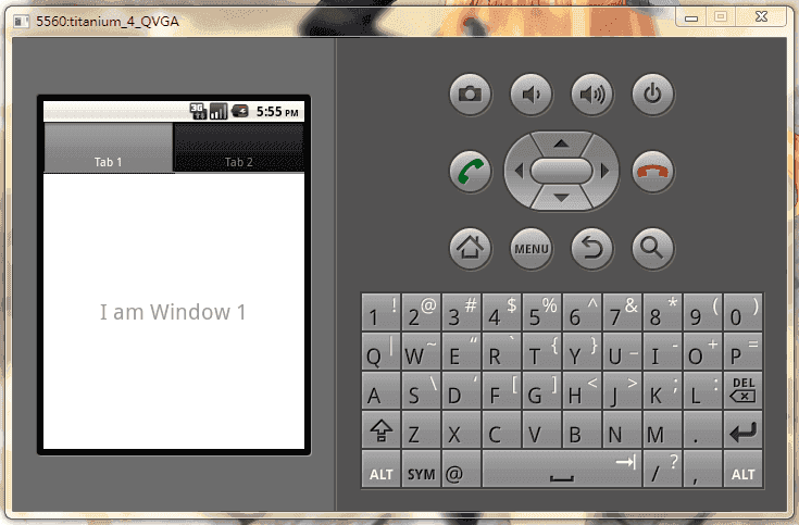 Titanium mobile on Windows